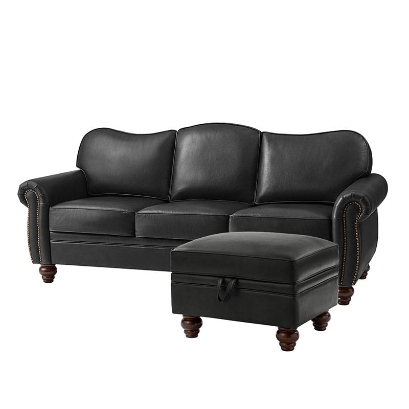 Amelia 2-Piece Living Room Furniture Set - Sofa & Loveseat (Multiple Styles Available) - Perfect for Small Spaces & Cozy Apartments