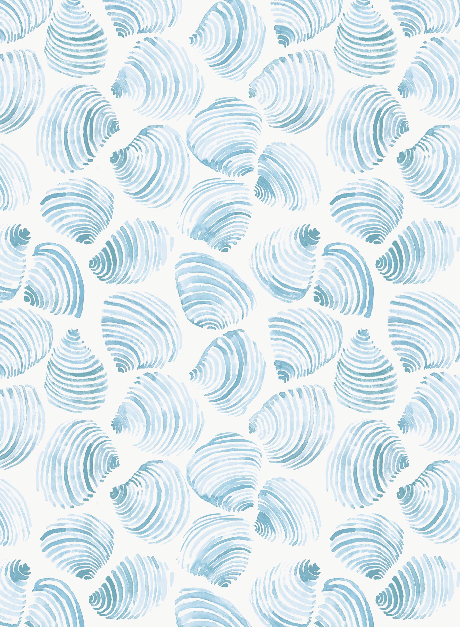 Seeing Seashells Wallpaper - Coastal Beach Theme Peel and Stick Wallpaper for Home Decor | Perfect for Bedroom, Bathroom, Nursery & Living Room Accent Walls