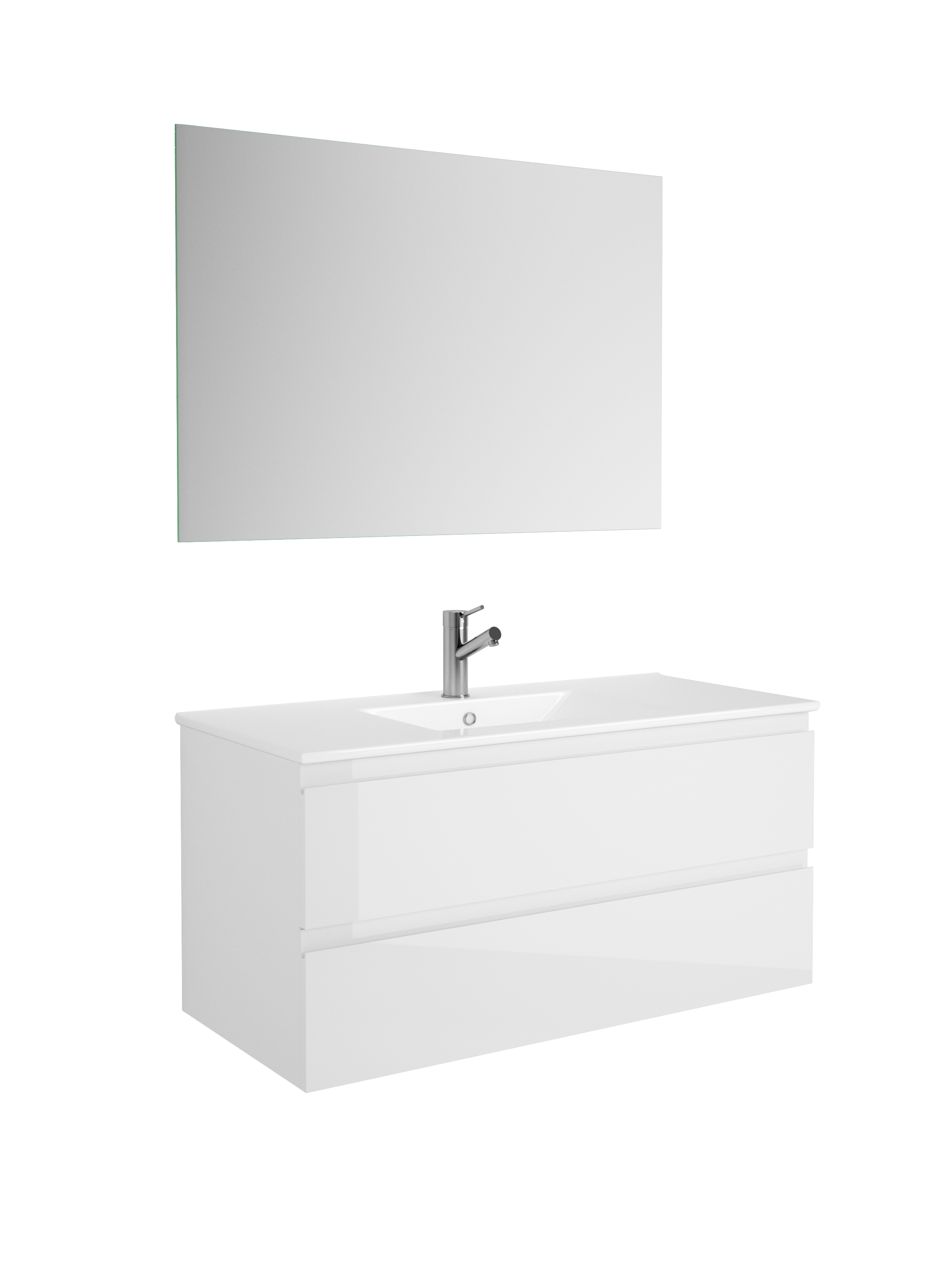 Pasadena Single Bathroom Vanity Cabinet with Onyx Ceramic Basin - Modern Bathroom Storage Solution for Small Spaces, Powder Rooms & Guest Baths