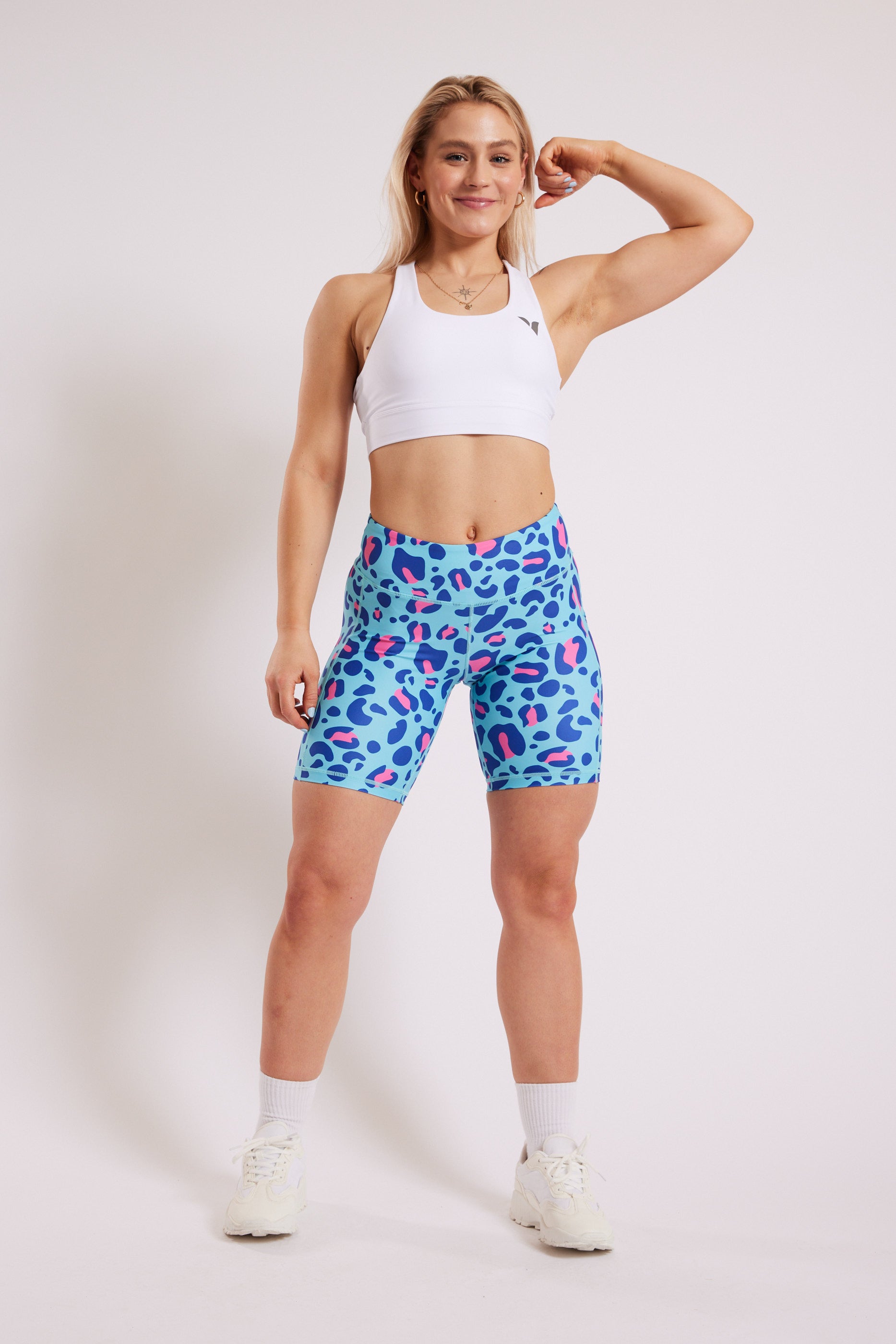 Rumble in The Jungle 2.0 High Waist Biker Shorts 8