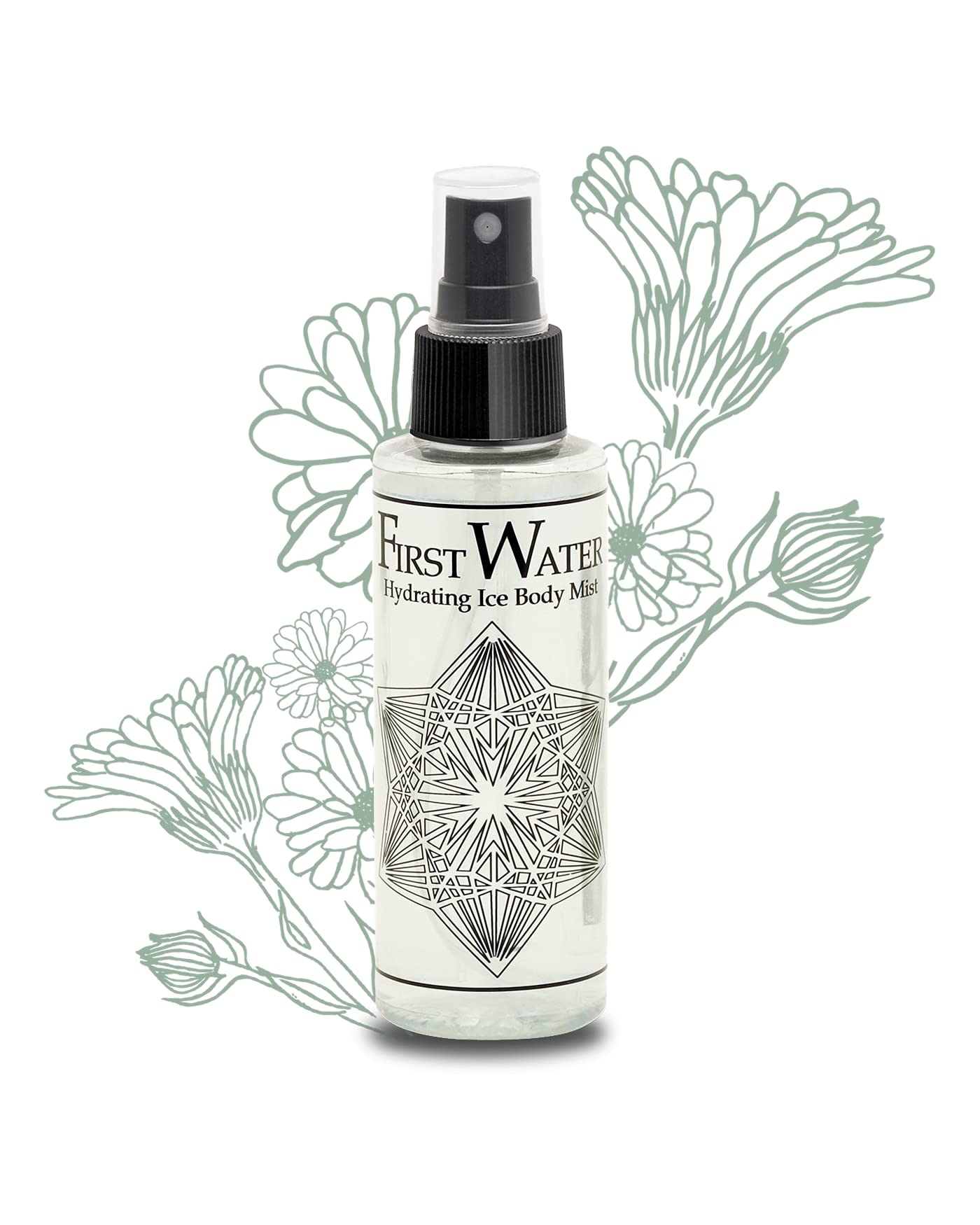 First Water Ice Body Mist (Small) - Refreshing & Hydrating Body Spray for Women & Men - Perfect for Gym, Travel & Everyday Use