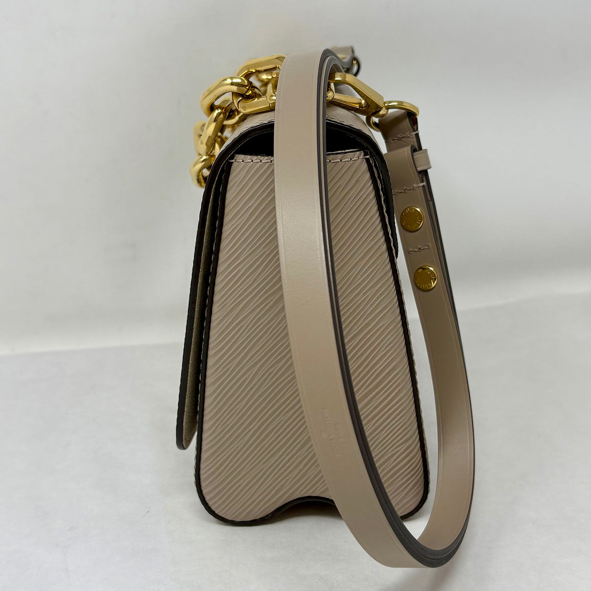 Louis Vuitton Twist MM Glitter Shoulder Bag for Women - Luxury Designer Handbag with Chain Strap - Perfect for Evening Parties, Date Nights & Special Occasions