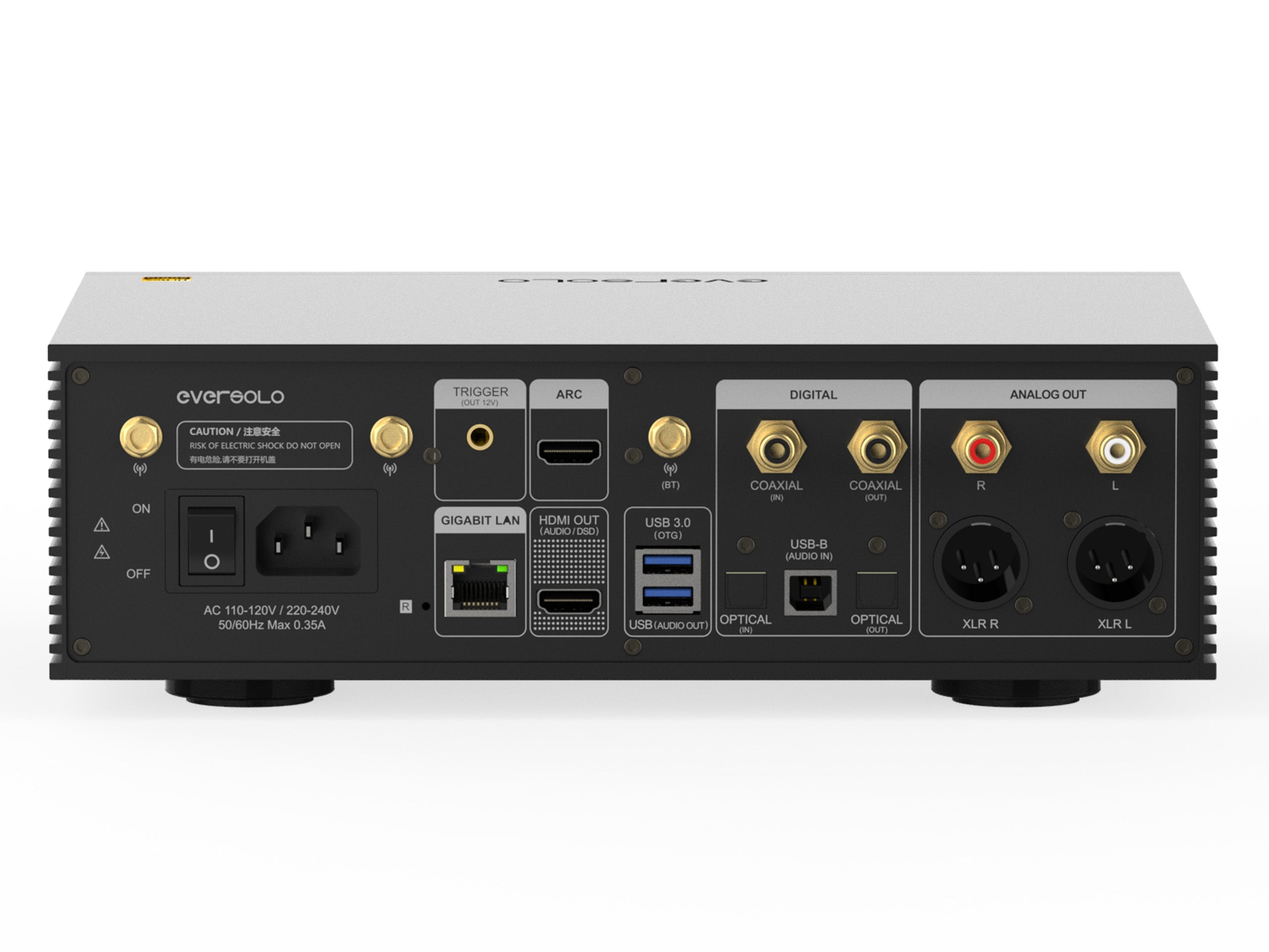 EverSolo DMP A6 Gen 2 Hi-Res Audio Streamer & DAC with Bluetooth 5.0 | Lossless Music Player for Home Theater & Audiophile Systems | Perfect for Streaming Spotify, Tidal & FLAC Files