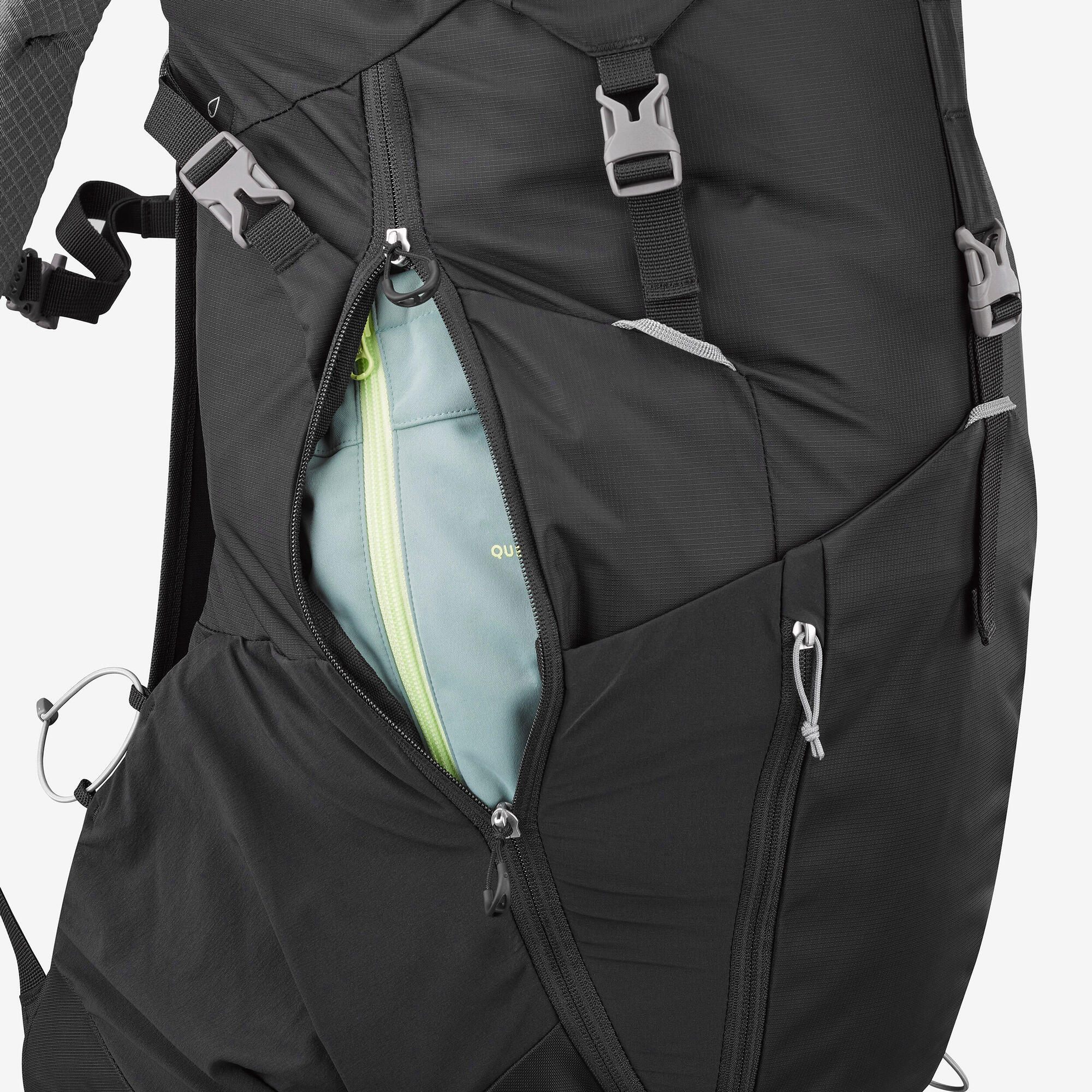Quechua MH500 38L Lightweight Hiking Backpack for Men & Women - Water-Resistant Trekking Bag for Outdoor Adventures, Camping & Travel