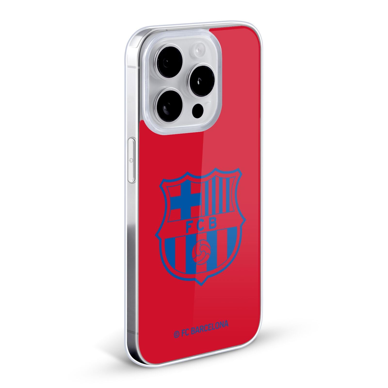 Official FC Barcelona iPhone 13 Pro Max Case - Licensed Red Crest Soft Gel Phone Cover for Apple iPhone 13 Pro Max | Perfect for Soccer Fans, Game Days & Team Spirit Accessories