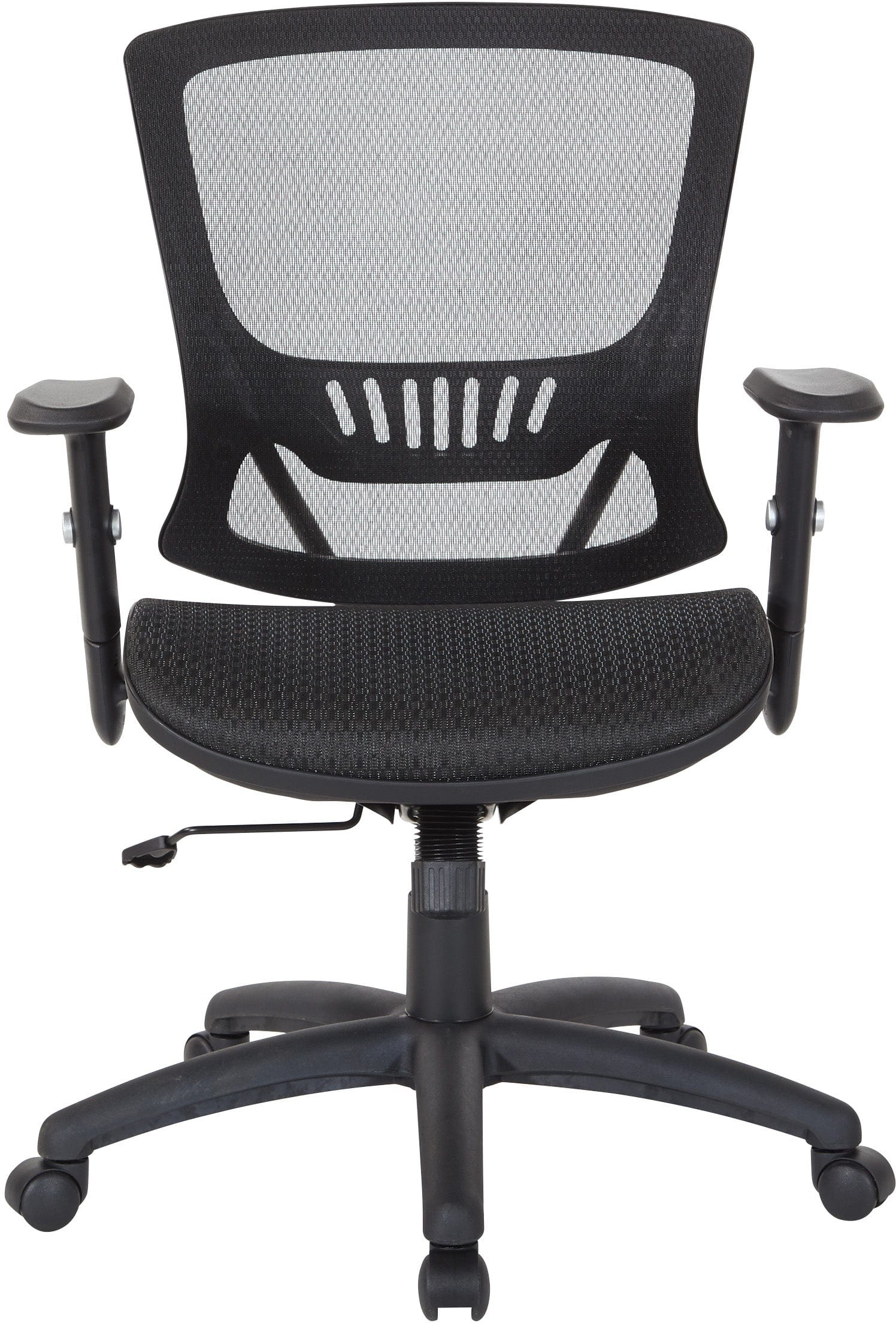 Office Star EM98910 Mesh Screen Seat and Back Chair - Ergonomic Office Chair for Home & Work, Perfect for Long Hours Sitting