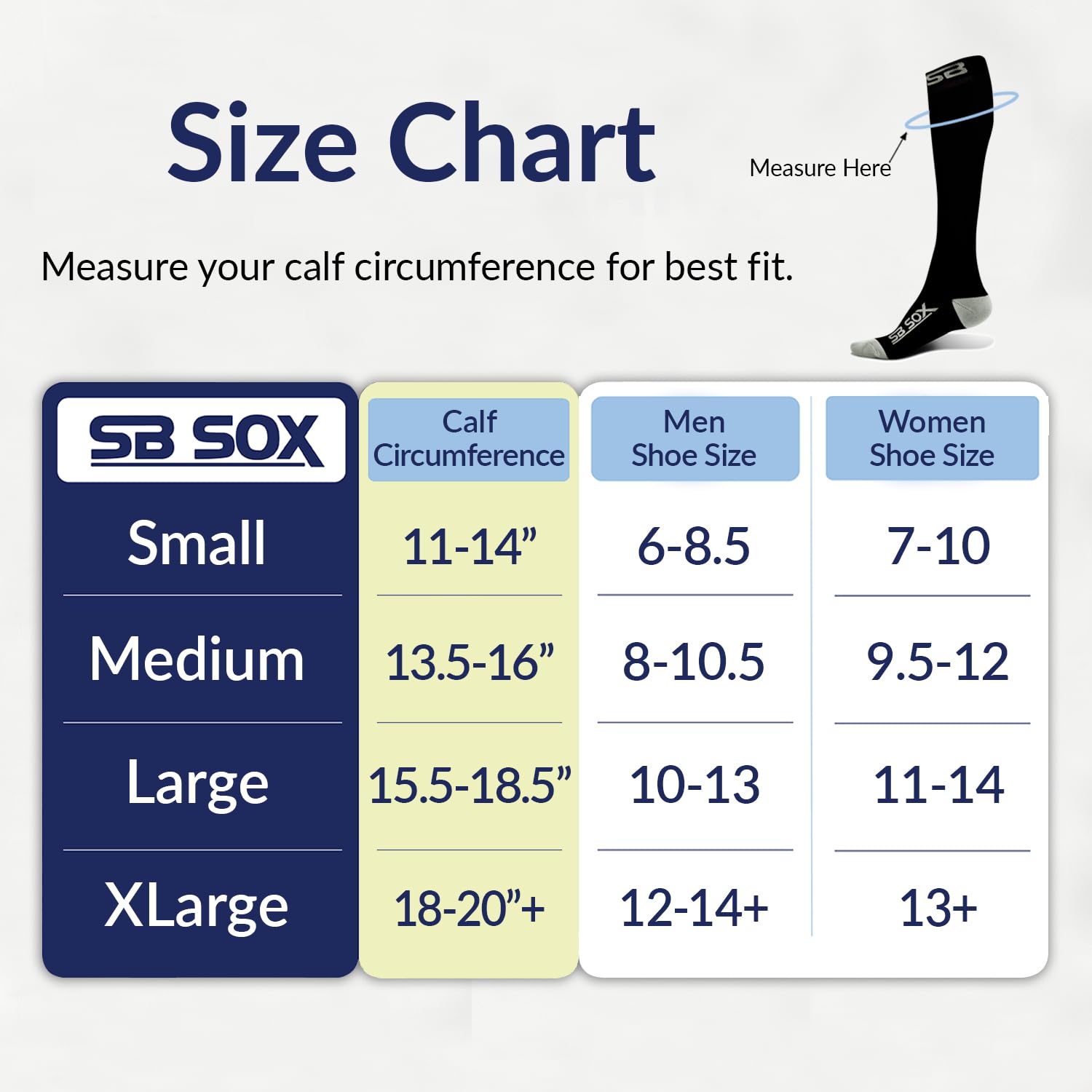 SB SOX 20-30mmHg Compression Socks for Men & Women - Medical Grade Support for Circulation, Swelling Relief & All-Day Comfort - Ideal for Travel, Running, Nursing & Office Work