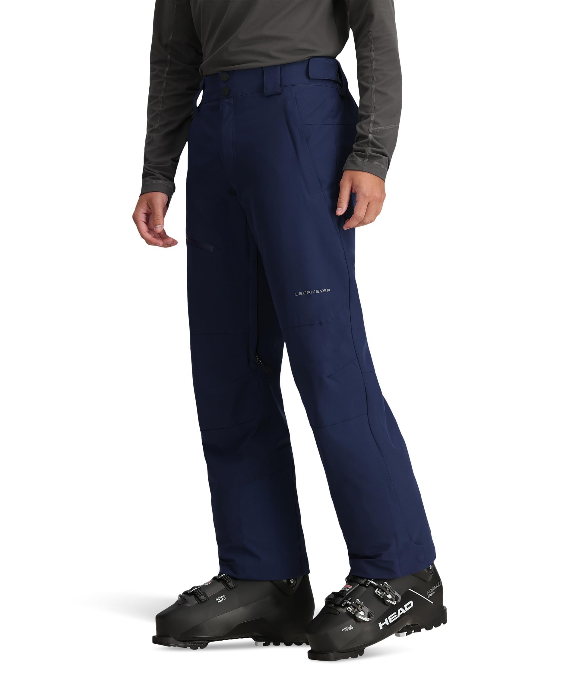 Obermeyer Men's Force Ski Pants - Waterproof Insulated Snow Pants for Skiing & Winter Sports - Cold Weather Hiking & Outdoor Activities