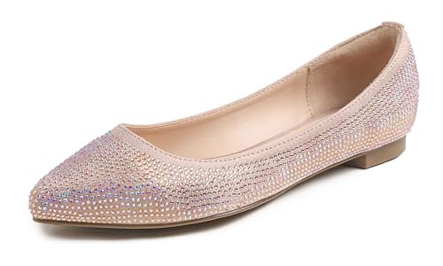 Rose Gold Pointed Rhinestone
