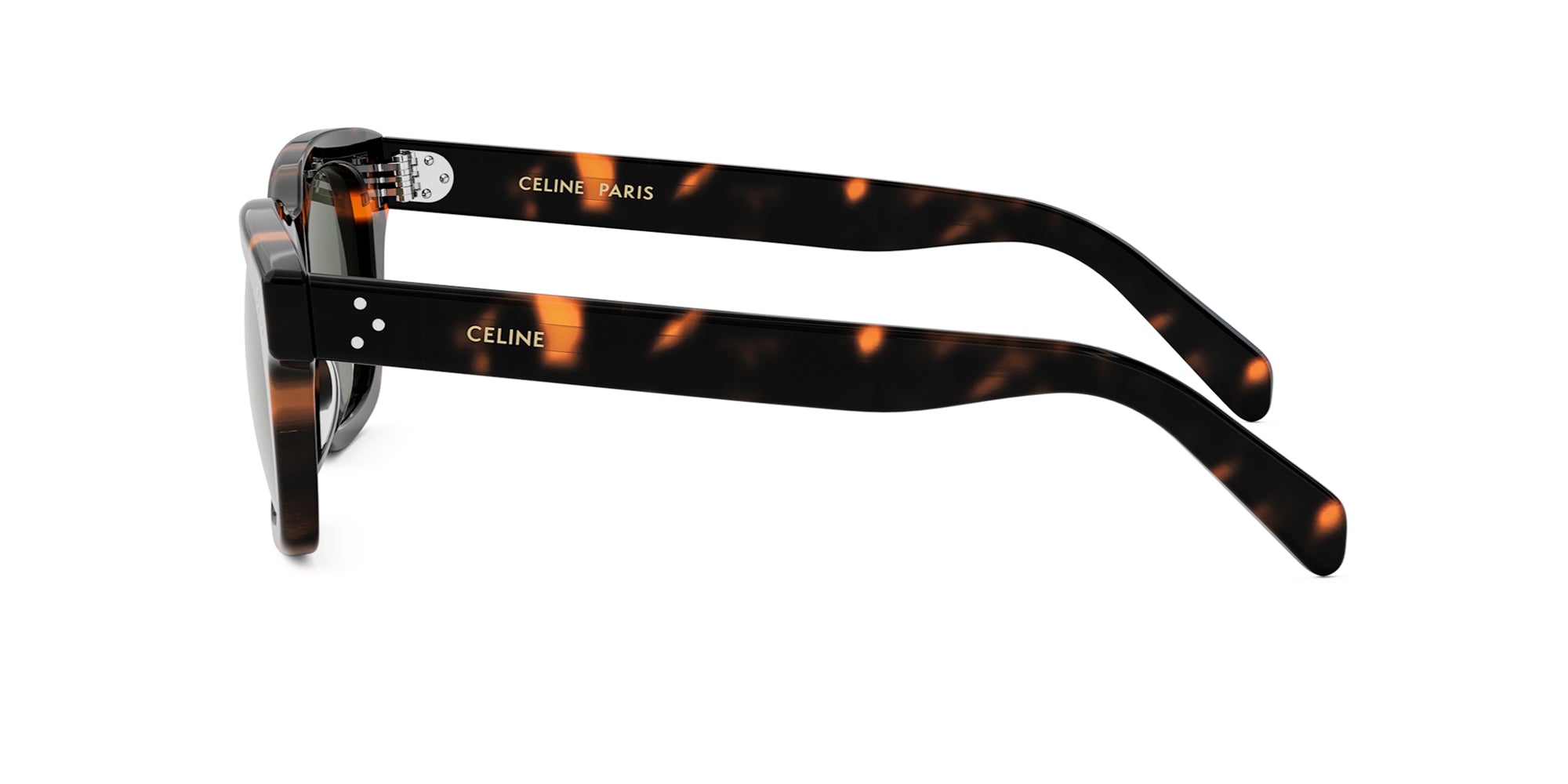 CELINE Bold 3 Dots CL40232I Sunglasses - Polarized UV Protection Aviator Style for Women & Men - Perfect for Driving, Beach & Outdoor Activities