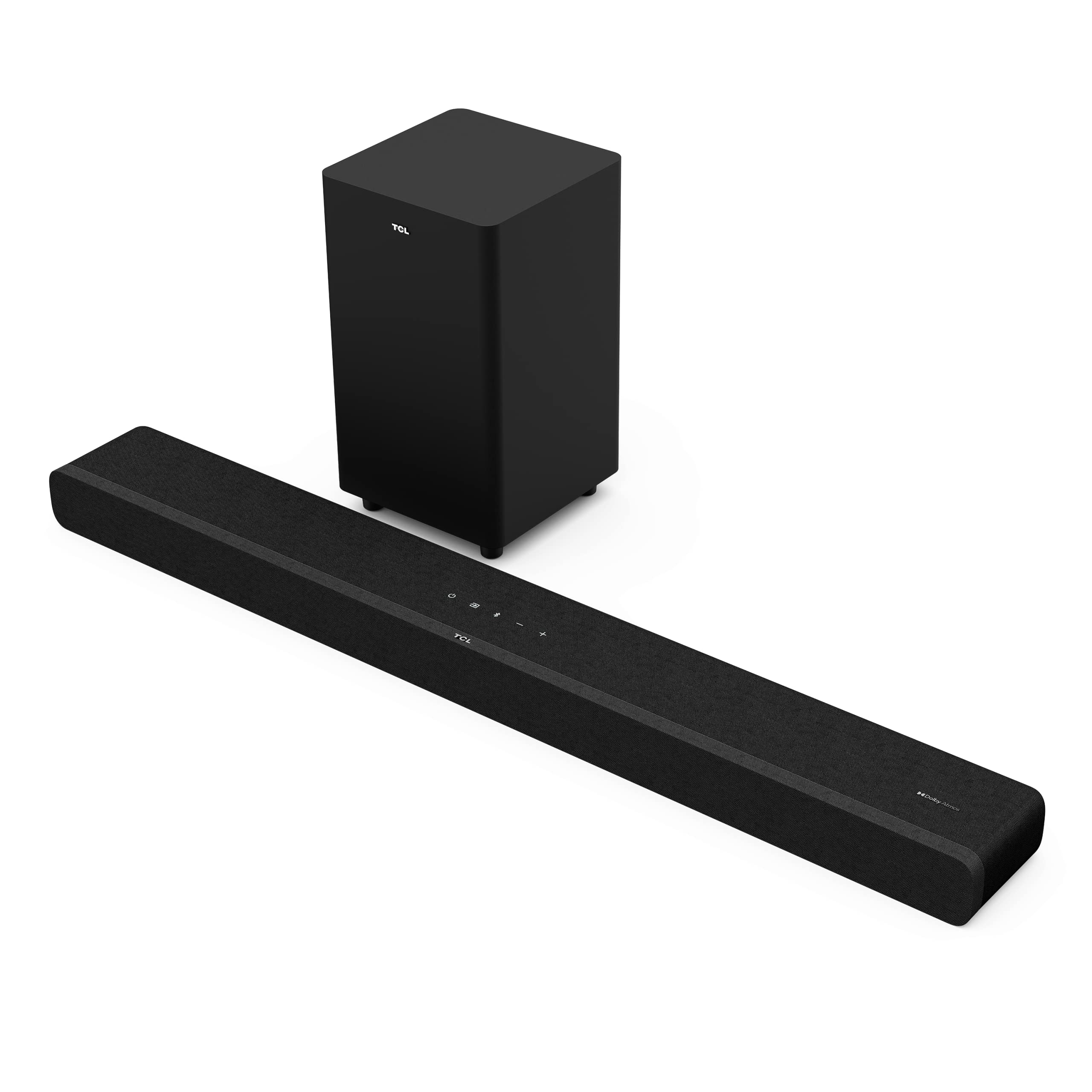 TCL Alto 8 Plus 2.1.2 Channel Dolby Atmos Sound Bar with Wireless Subwoofer | Bluetooth 5.0 | 39-inch Home Theater System | Premium Black (Renewed) - Perfect for Movie Nights, Gaming & Music Streaming