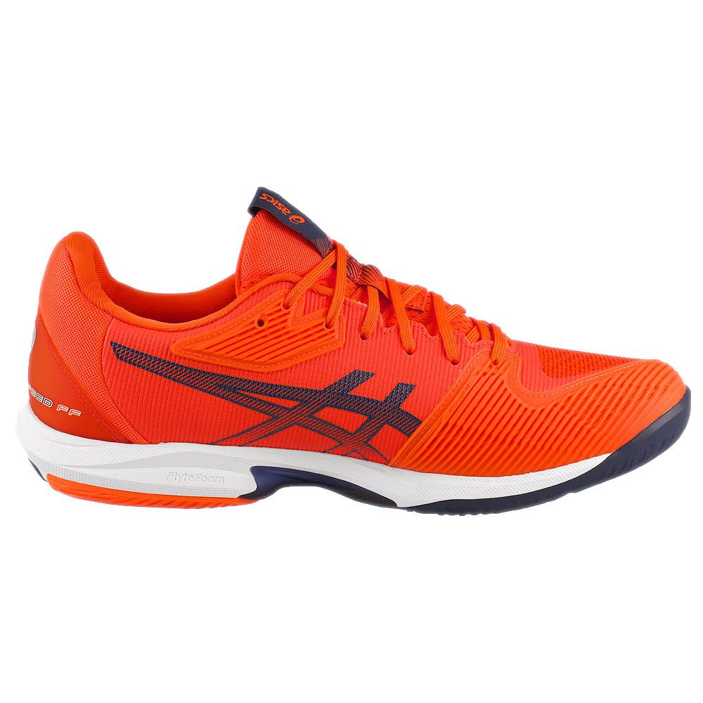 ASICS Men's Solution Speed FF 3 Tennis Shoes - Koi/Blue Expanse Colorway | Lightweight Performance Court Shoes for Competitive Play & Training