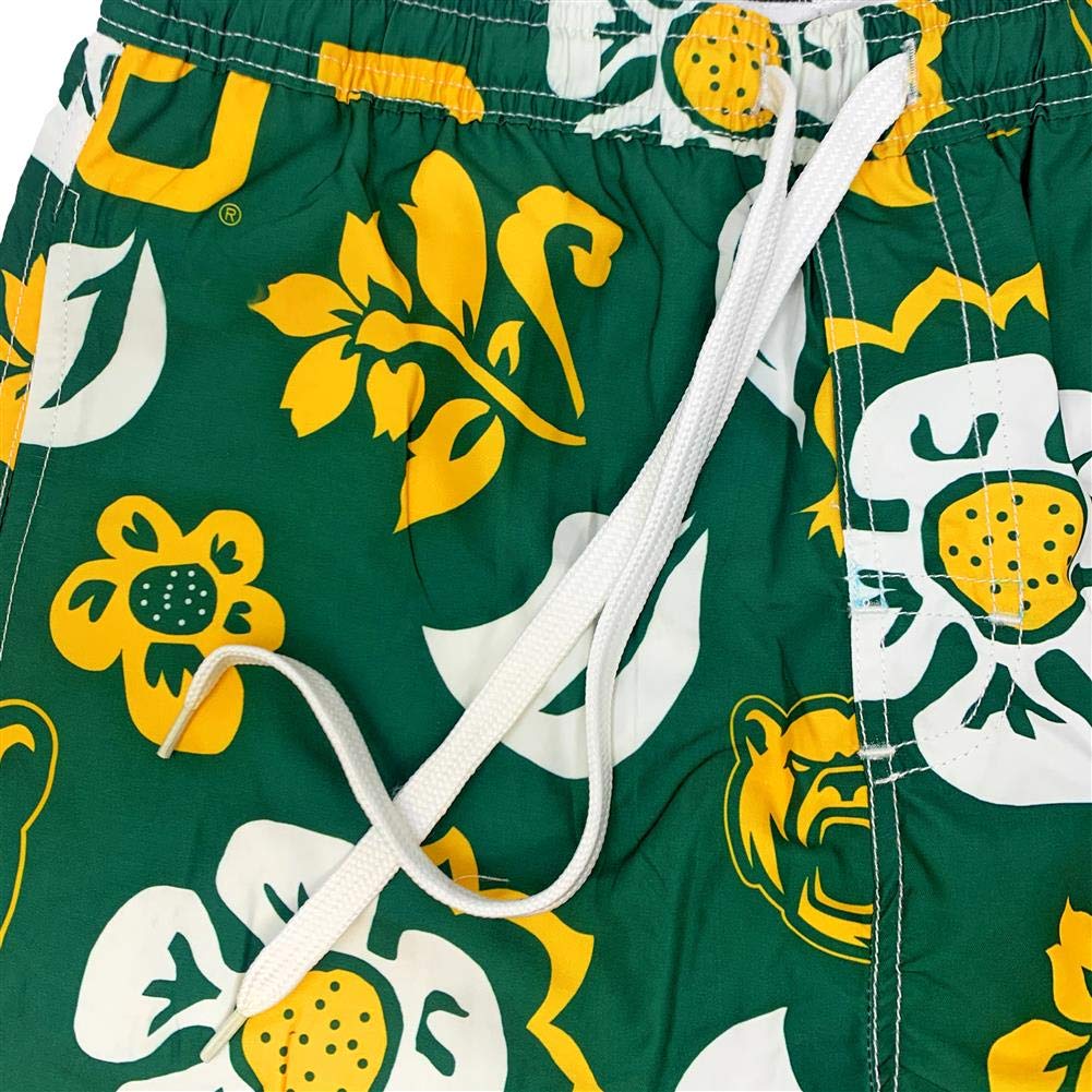 Men's Army Black Knights Floral Swim Trunks - Quick Dry Swim Shorts for Men (X-Large) - Perfect for Beach, Pool, and Summer Vacation