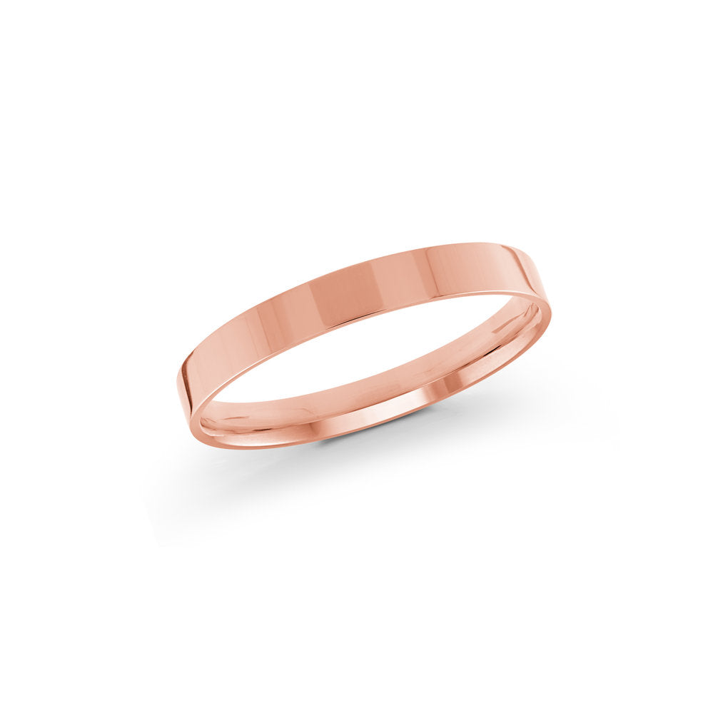 2mm Gold Women's Wedding Band Ring - Elegant & Dainty Flat Bridal Ring for Engagement, Anniversary & Everyday Wear