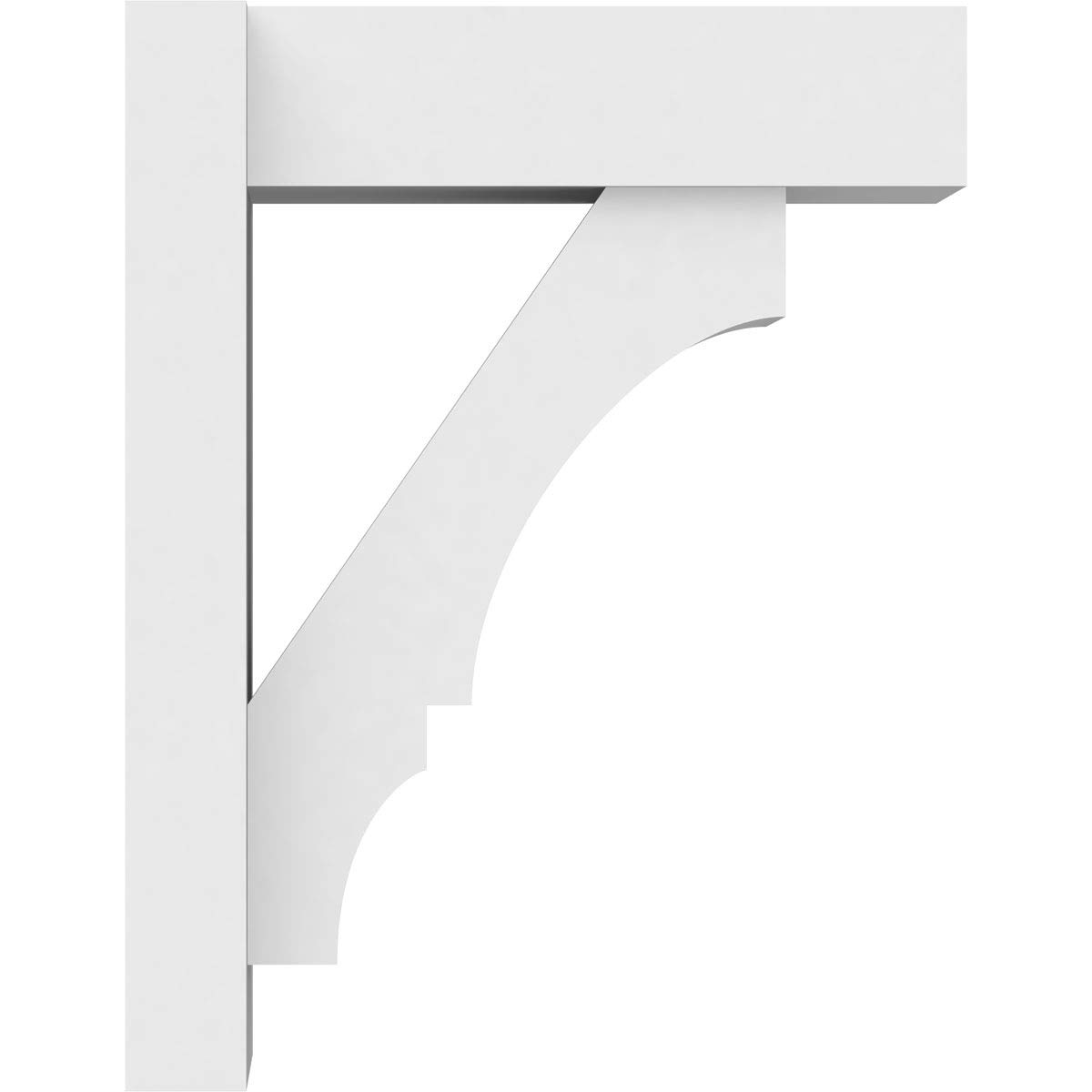 Ekena Millwork Balboa Architectural Grade PVC Outlooker with Block Ends - 7
