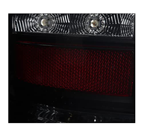 Black/Smoke LED Tail Brake Lights Rear Lamps for 2007-2014 Chevy Suburban Tahoe & GMC Yukon - High Visibility, Durable Replacement for Night Driving & Off-Road Adventures