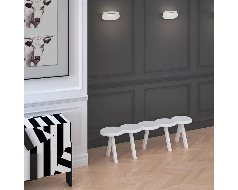 Driade Millepiedi Bench - Modern Wooden Bench for Living Room, Bedroom & Entryway - Stylish Seating Furniture for Home Decor