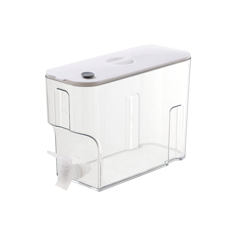 Premium Glass Cold Brew Tea Kettle with Faucet & Lid - Large Capacity Refrigerator Water Pitcher for Juice, Milk, Iced Tea - Perfect for Kitchen, Office & Outdoor Entertaining