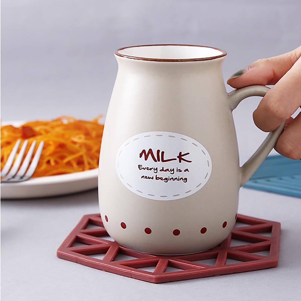 Premium Silicone Table Mats Set of 4 - Heat Resistant Non-Slip Dining Table Mats, Trivets & Coasters for Hot Pots & Bowls - Durable Kitchen Accessories for Dining, Serving & Home Decor