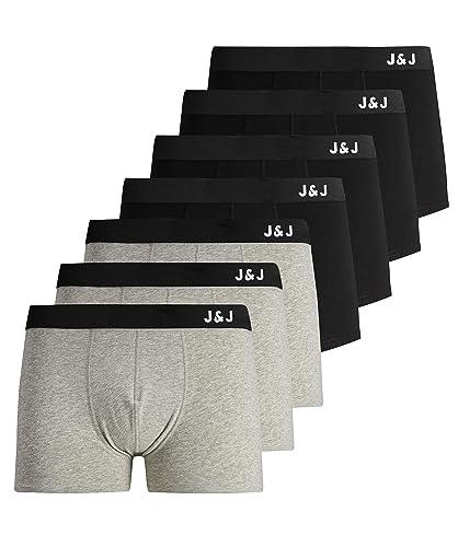 Confezione Da 7 (4 Nero, 3 Grigio Chiaro Mélange)