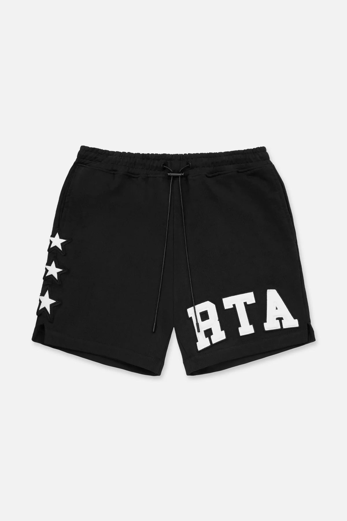 RTA Clyde Black Collegiate Shorts for Men - High Waisted Athletic Running Shorts with Pockets - Perfect for Gym, Workout & Casual Wear