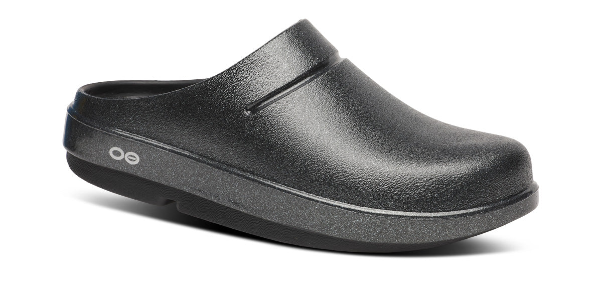 Women's OOcloog Luxe Clog - Sparkly Black Slip-On Shoes for Comfort & Style | Perfect for Casual Wear, Home, Garden & Outdoor Activities