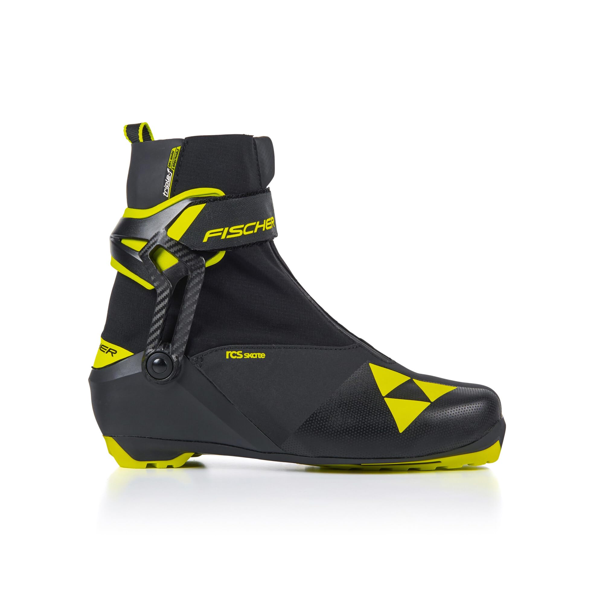 Fischer Unisex RCS Skate Ski Boots - Durable, Weatherproof & Insulated for Nordic Race Skating - Size 41 - Perfect for Winter Sports, Cross-Country Skiing & Outdoor Adventures