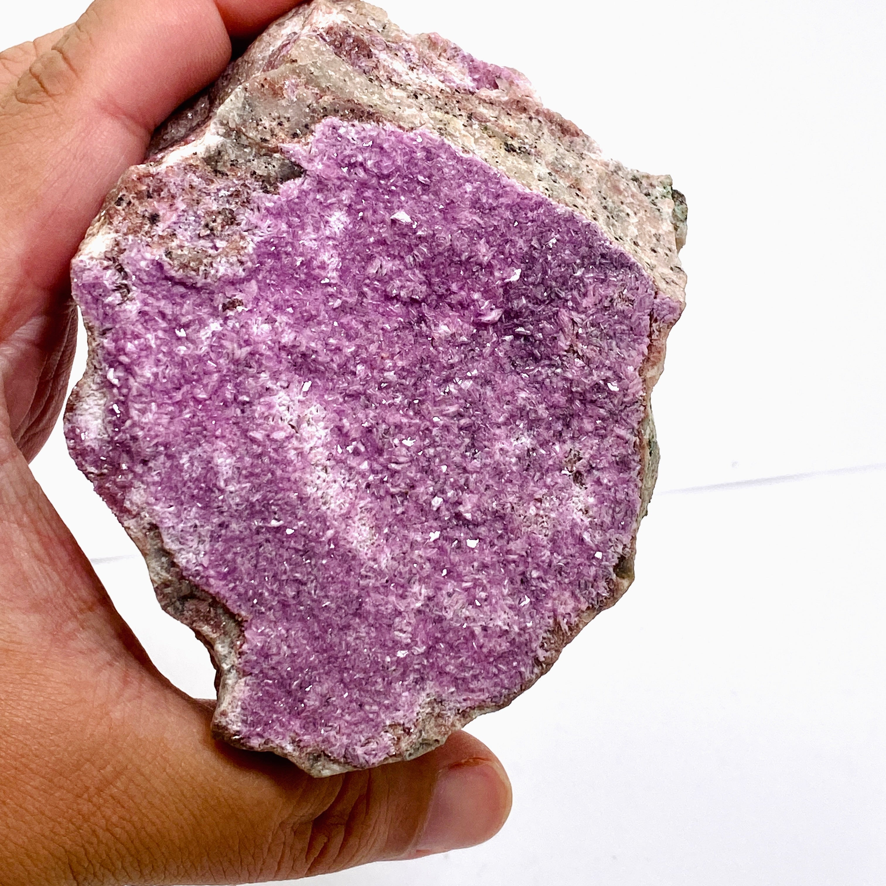 Premium Cobalto Calcite (Salrose) Crystal from Congo - Natural Healing Stone for Meditation, Energy Work & Home Decor - CR3723