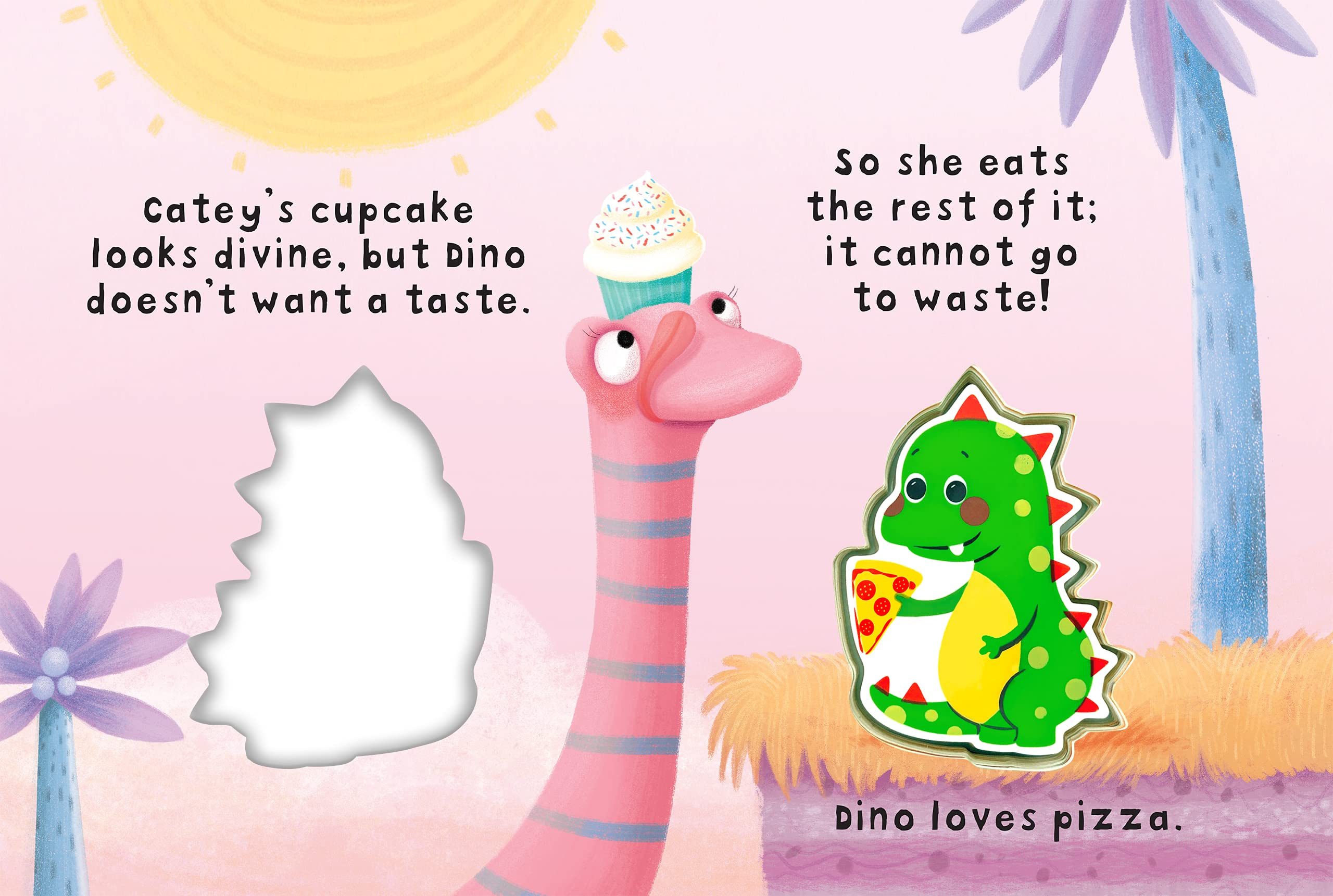 Dino Loves Pizza - Interactive Children's Board Book with Touch & Squeak Features - Soft Squishy & Squeaky Sensory Toy for Toddlers - Perfect for Bedtime Stories, Early Learning & Sensory Play