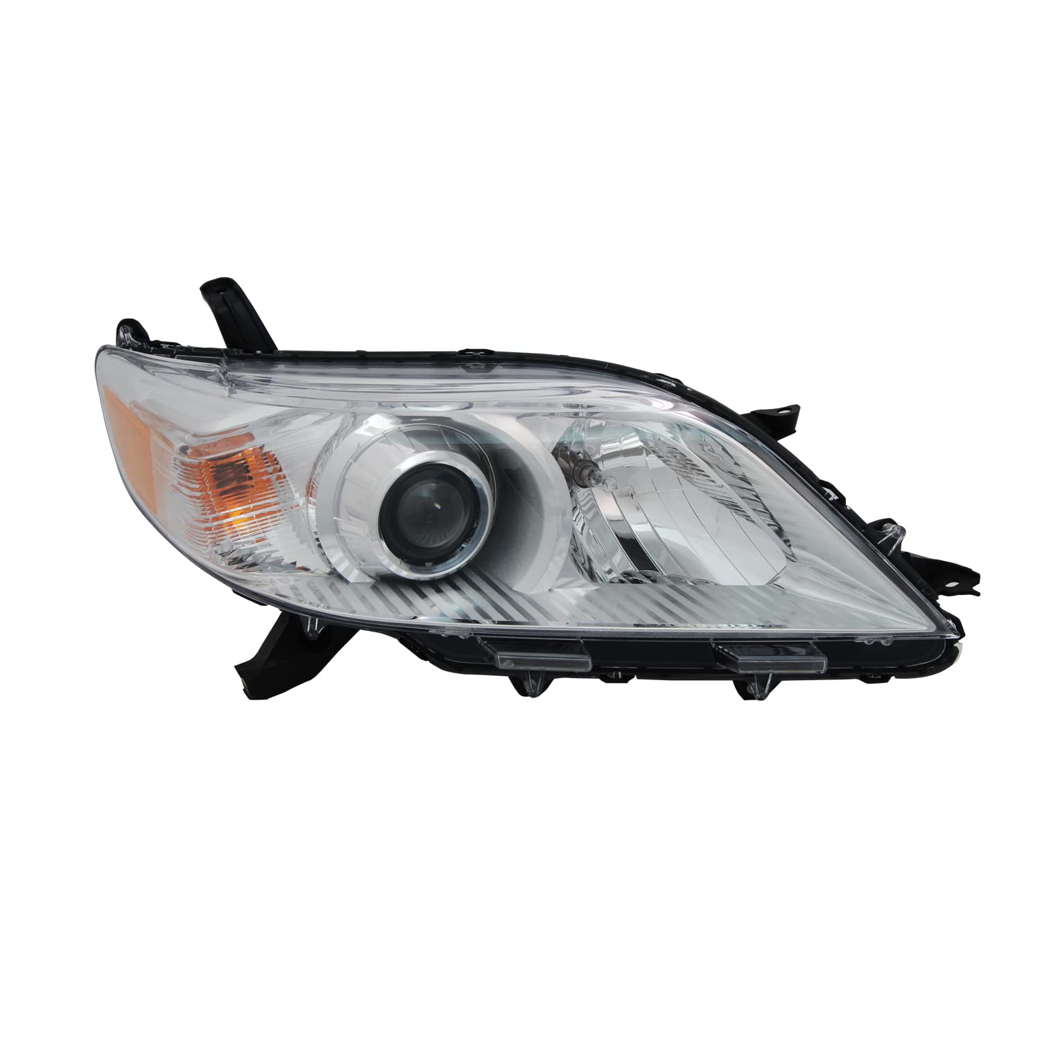 TYC Right Headlight Assembly Compatible with 2011-2020 Toyota Sienna - Replacement Headlamp for Improved Night Visibility - Perfect for Driving, Commuting, and Road Trips