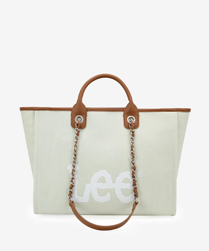 Lee Denim Canvas Tote Bag for Women - Durable Cotton Shoulder Bag - Perfect for Work, Travel & Shopping