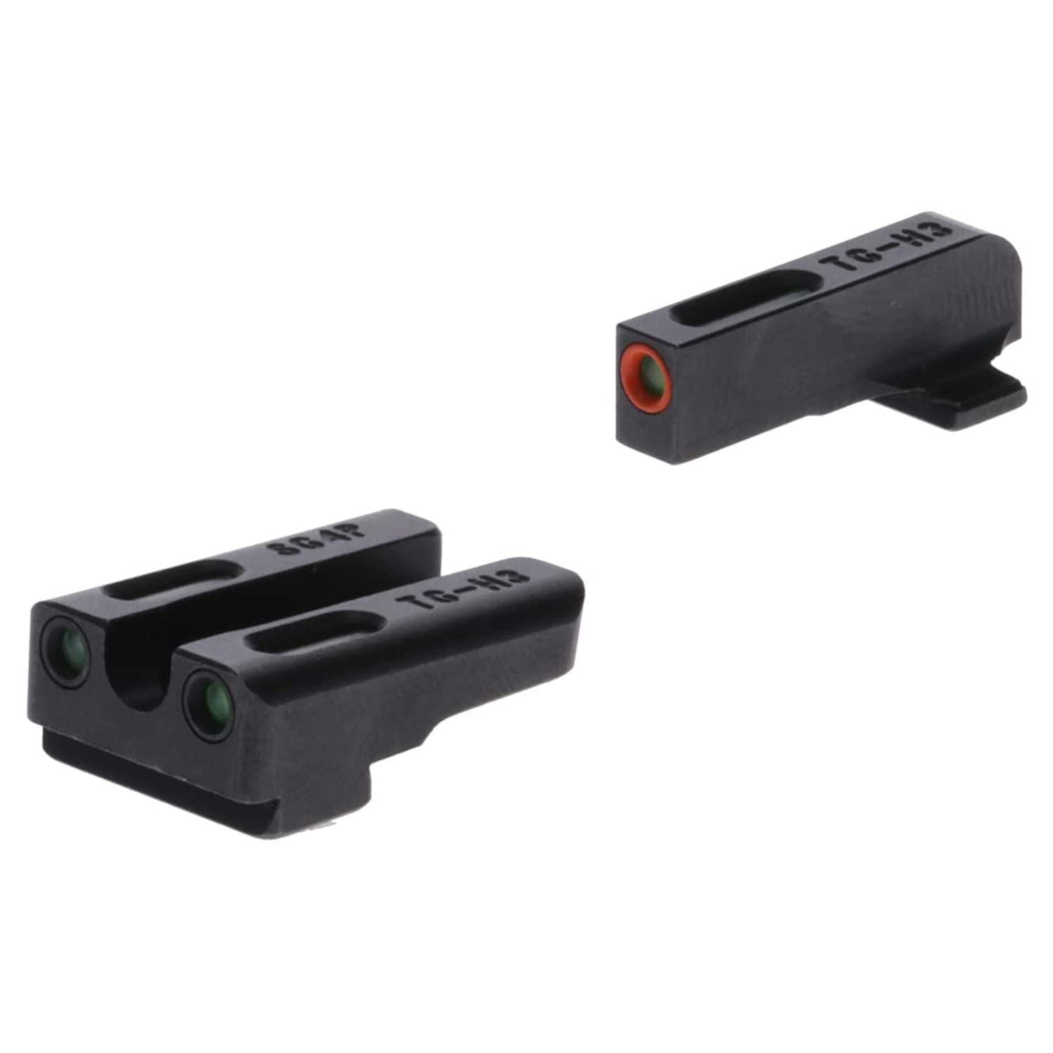 Truglo TFX PRO Handgun Sight - Glow in Dark Tritium & Fiber Optic Night Sight for Pistols | Compact, Durable, Snag-Free Design | Perfect for Low Light Shooting, Home Defense & Tactical Training