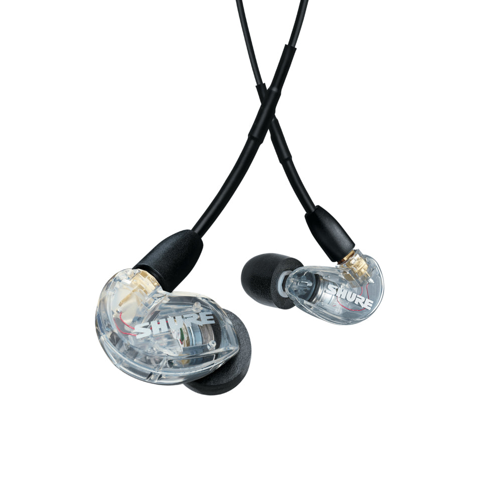Shure AONIC 215 Wired Sound Isolating Earphones with Remote + Mic (Open Box) - Premium Noise Cancelling Earbuds for Music, Gaming & Calls - Perfect for Commuting, Workouts & Studio Recording