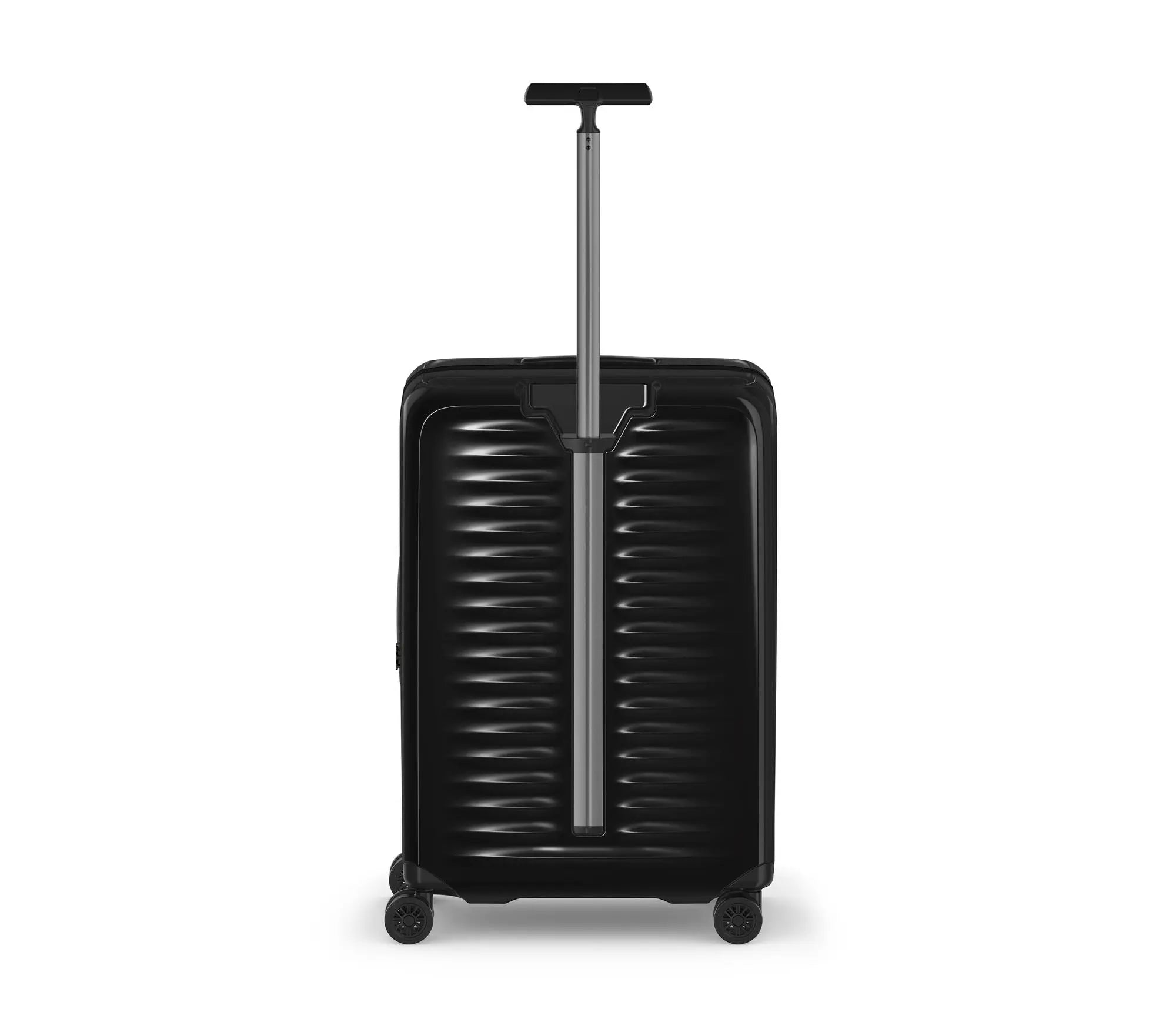 Airox Medium Hardside Luggage 27 Inch - Black Carry-On Suitcase for Travel, Business Trips & Weekend Getaways