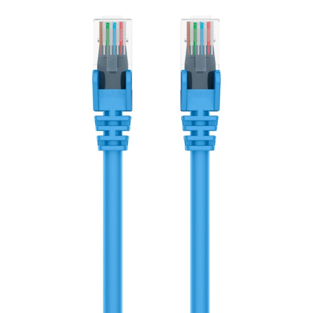 Belkin Cat6 Snagless Patch Cable 5ft Blue (A3L980bt05MBLUS) - High-Speed Ethernet Cable for Home Office, Gaming & Networking