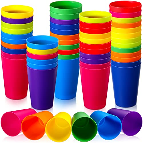 Yellow, Orange, Red, Purple, Green, Dark Blue