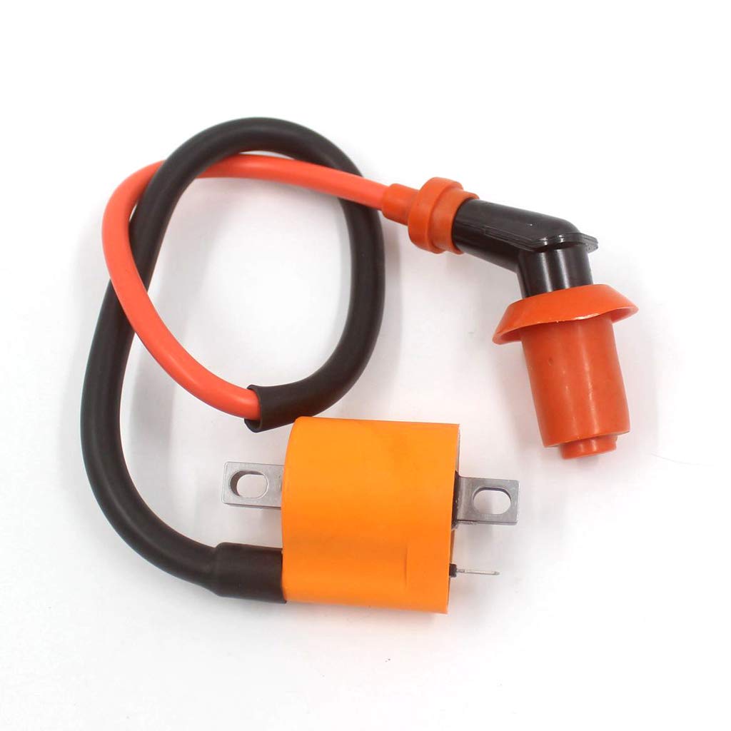 HURI Ignition Coil Replacement for MX100 MX150 100CC 150CC Flywing Dirt Bike - High Performance Spark Plug Coil for Off-Road Motorcycles & ATVs - Perfect for Trail Riding, Motocross Racing & Off-Road Adventures
