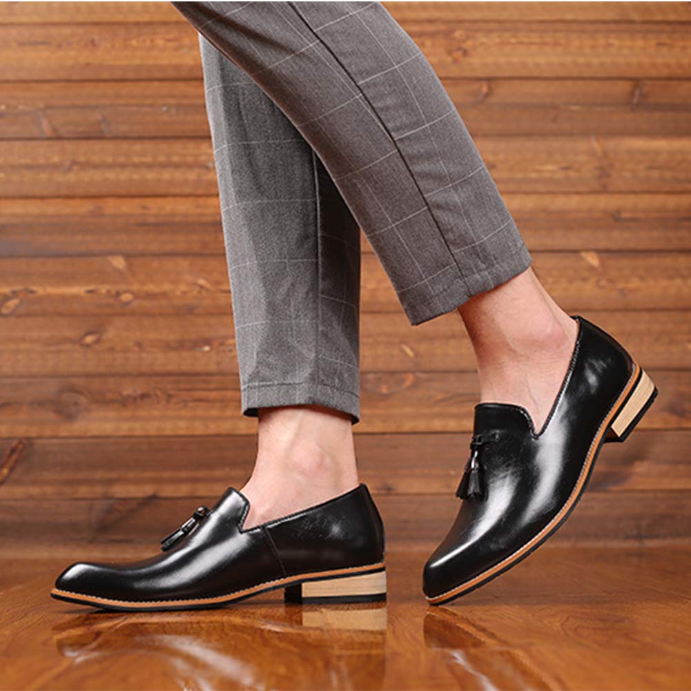 Premium Men's Large Size Loafers - Genuine Leather Business Casual Shoes for Walking & Boat Wear | Office, Travel & Everyday Comfort