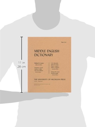 Middle English Dictionary (Volume U.4) - Comprehensive Historical Language Reference for Medieval Studies & Academic Research