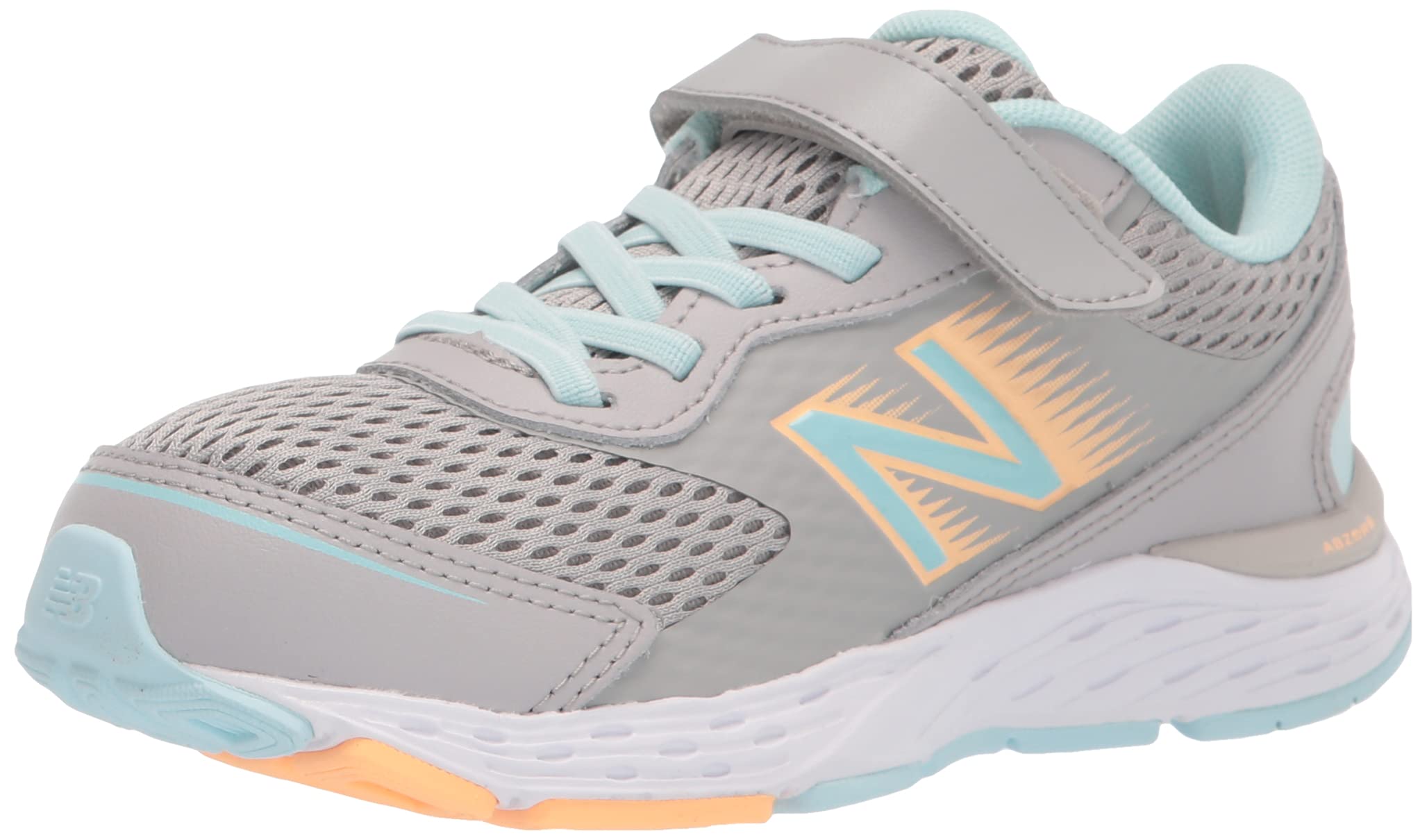 New Balance Kids' 680 V6 Hook and Loop Running Shoes - Lightweight Sneakers for Boys & Girls - Comfortable Athletic Shoes for School, Play & Daily Activities