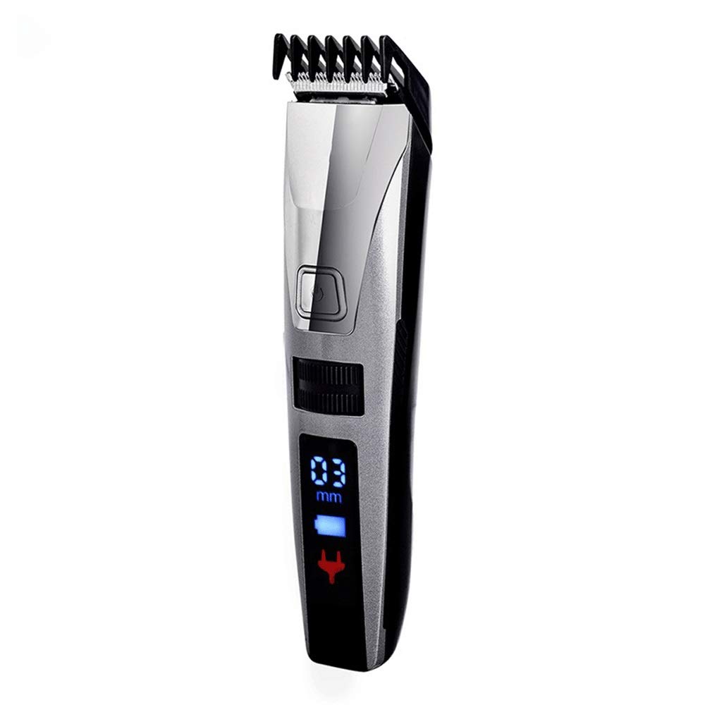 Rechargeable Electric Nose Hair Trimmer & Eyebrow Groomer - Adjustable Digital Beard Shaver with Combs for Men | Professional Grooming Kit for Facial Hair, Nose Hair & Eyebrows | Perfect for Travel, Home & Salon Use