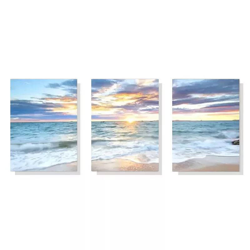 3-Piece Splash Simple Style Art Glass Bottles Wall Decor Set - Framed Canvas 50x70cm (20x28in) | High Quality Print | 100% Australian Made | Ready to Hang | Perfect for Living Room, Bedroom & Office Decor