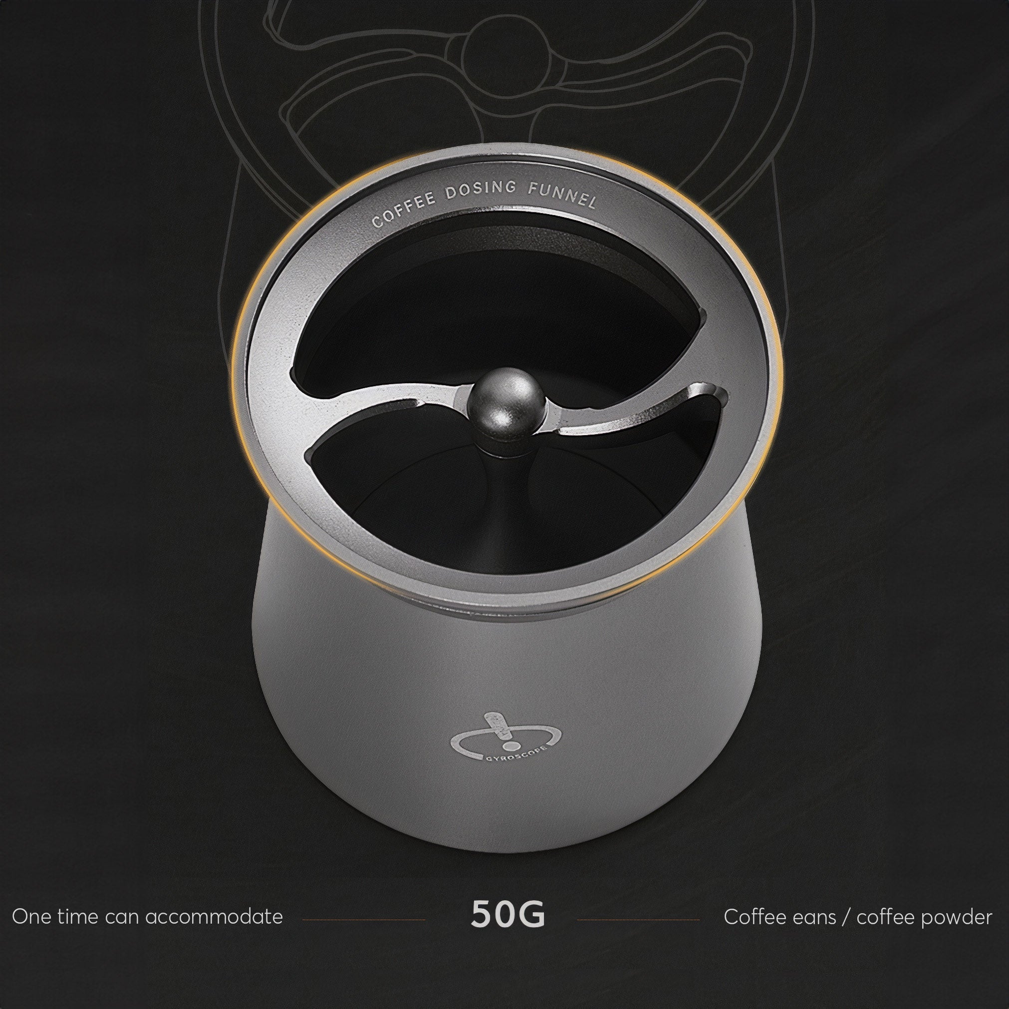 Premium 58MM Stainless Steel Magnetic Dosing Cup - Accurate Measuring Tool for Coffee, Tea, Protein Powder & Kitchen Ingredients | Perfect for Home Baristas, Bakers & Fitness Enthusiasts
