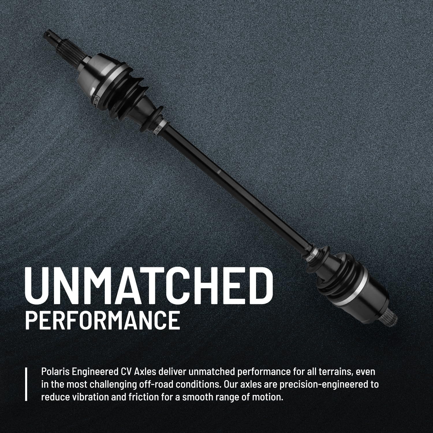 Polaris Rear Half Shaft CV Axle Replacement for RANGER 1000, CREW 1000, XP 1000, CREW XP 1000 & XP 900 Models - OEM Quality Full Assembly (Black) - Perfect for Off-Road, Trail Riding & Heavy-Duty Use - Part #1333748