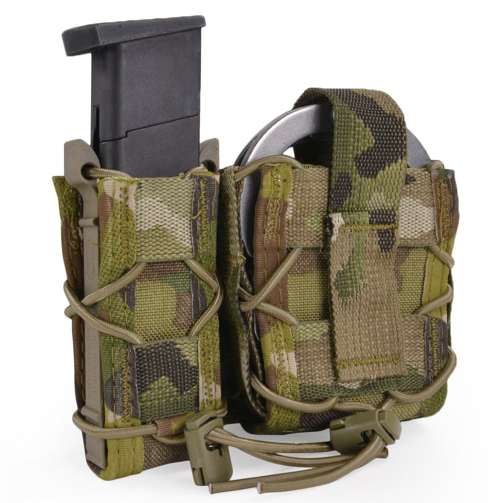 High Speed Gear LEO TACO Tactical Holster - Pistol & Handcuff Combo | USA Made | Perfect for Law Enforcement, Security & Concealed Carry