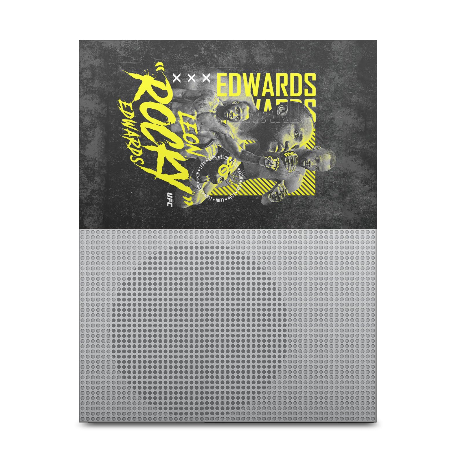 Official UFC Leon Edwards Vinyl Sticker for Xbox One S Console & Controller - Gaming Skin Decal - Perfect for Gaming Setups & Fan Collections