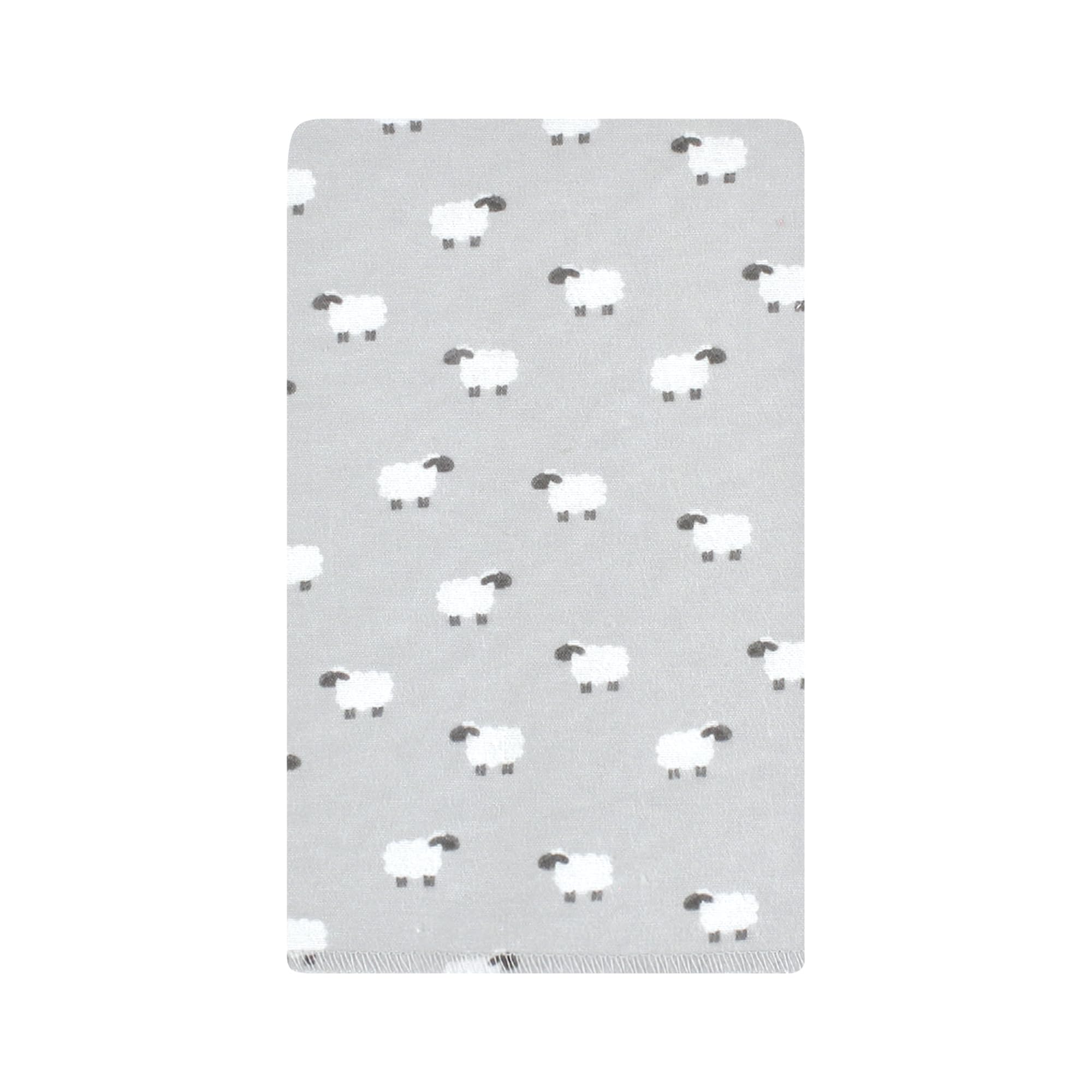 Hudson Baby Unisex Cotton Flannel Burp Cloths - Soft Absorbent 10-Pack for Newborns & Infants - Cute Farm Animal Design - Perfect for Feeding, Spit-Up & Messy Moments