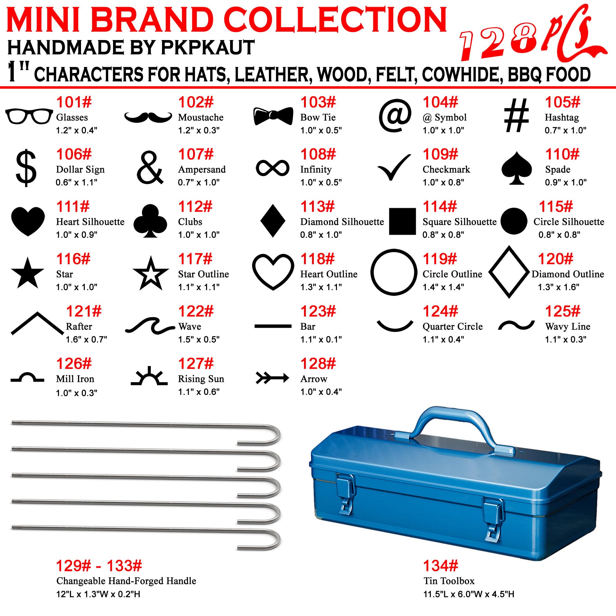 128Pcs Mini 1