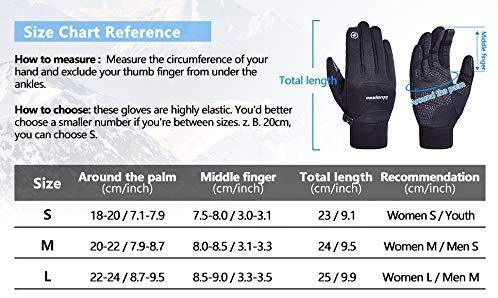 Coolomg Thermal Touchscreen Gloves for Men & Women - Winter Sports, Snowboarding, Skiing, Biking & Running - ST001 - Perfect for Cold Weather Outdoor Activities