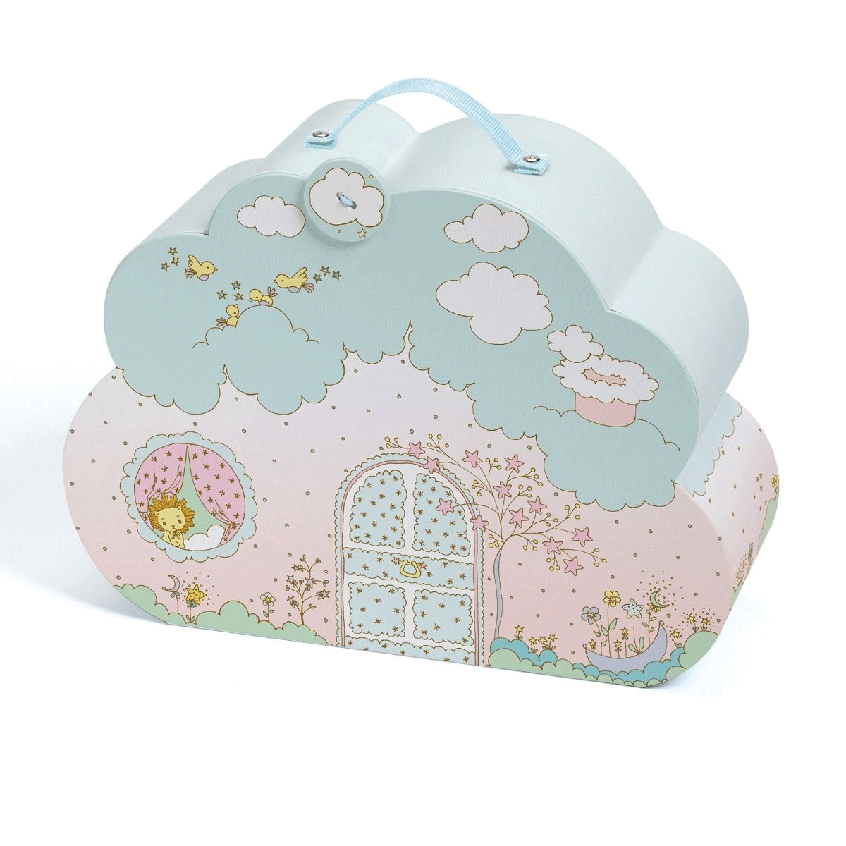 Mini Cloud Tinyly Dollhouse - Portable & Durable Play House for Kids | Perfect for Indoor & Outdoor Pretend Play, Birthday Gifts, and Nursery Decor